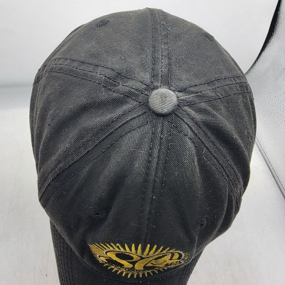 Carls Jr 80th Anniversary Hat Adjustable Employee Uniform Black Baseball Cap - Picture 6 of 9